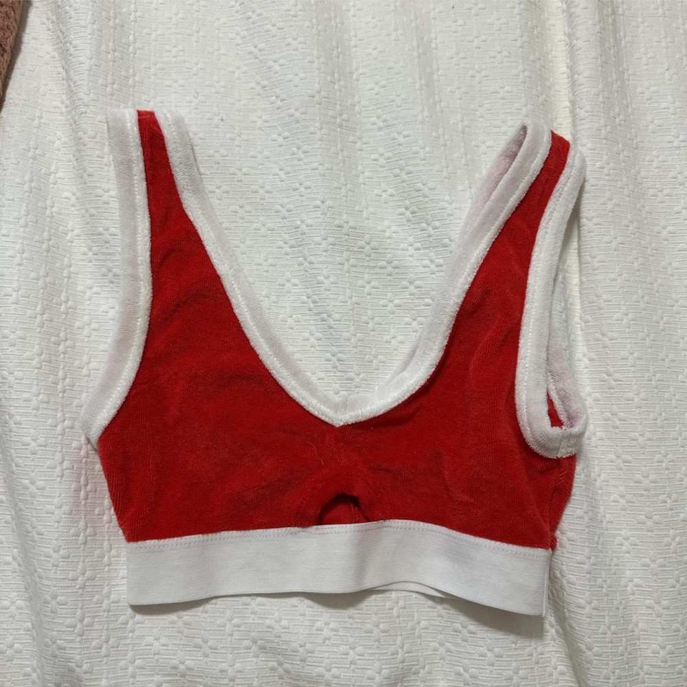 Red bralette